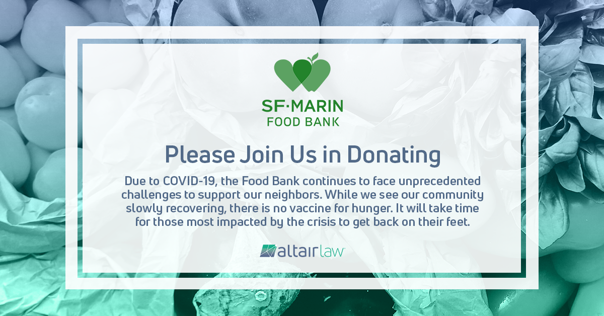 Please Join Us in Donating SF Marin Food Bank